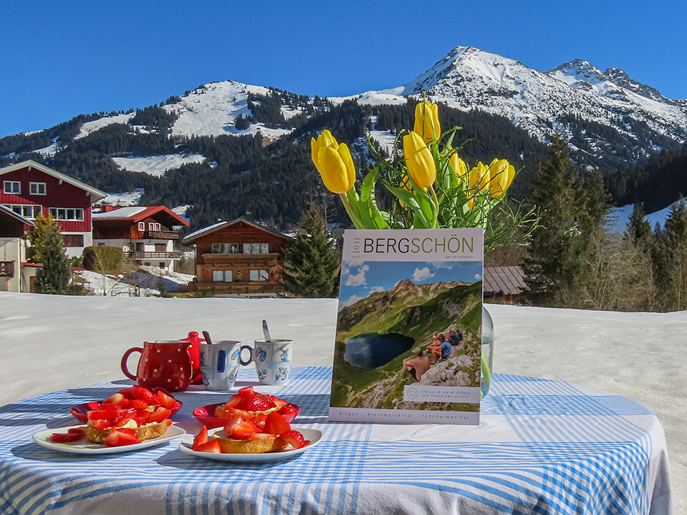 Frau Bergschön Bergschön Magazin Heft Berge Allgäu Alpen