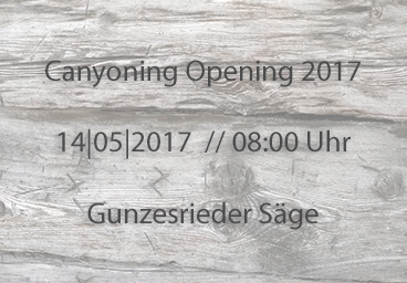 bergschön canyoning opening